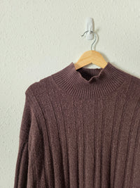 J.Crew Brown Mockneck Sweater (XL)