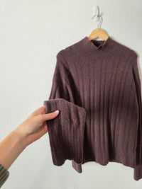 J.Crew Brown Mockneck Sweater (XL)