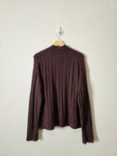 J.Crew Brown Mockneck Sweater (XL)