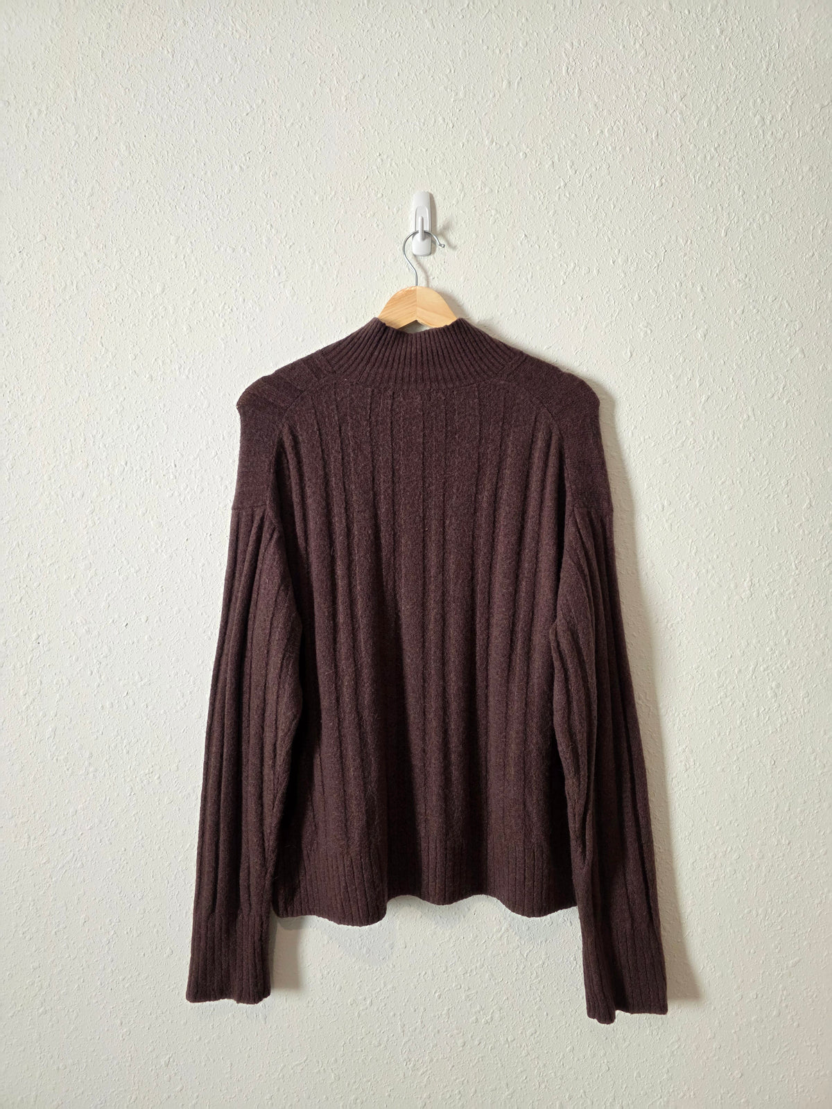 J.Crew Brown Mockneck Sweater (XL)
