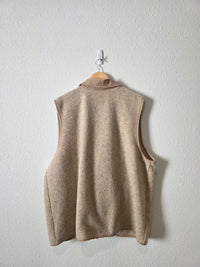 Vintage Sherpa Button Up Vest (3X)