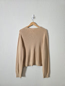 Gap Neutral Cotton Cardigan (XL)
