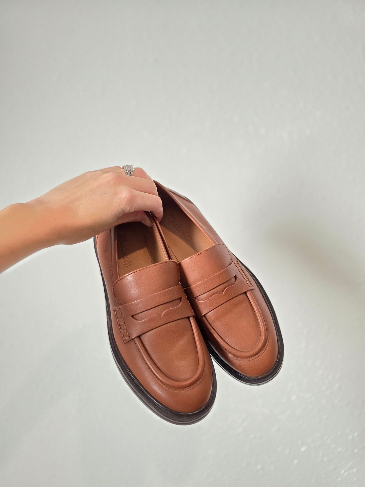 Madewell Brown Leather Loafers (7.5)