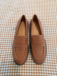 Madewell Brown Leather Loafers (7.5)