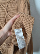 Quince Cable Knit Cotton Sweater (XL)