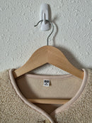 Oversized Button Up Sherpa Jacket (XS)