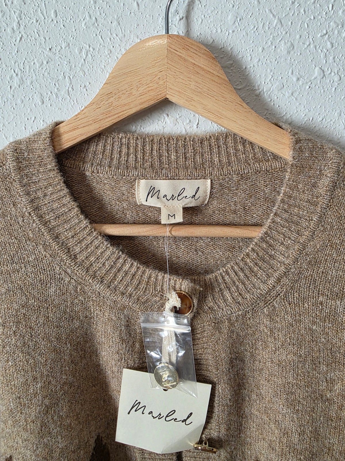 NEW Marled Horse Print Cardigan (M)