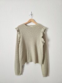 Rylee + Cru Honeycomb Sweater (M)