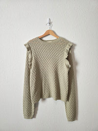 Rylee + Cru Honeycomb Sweater (M)