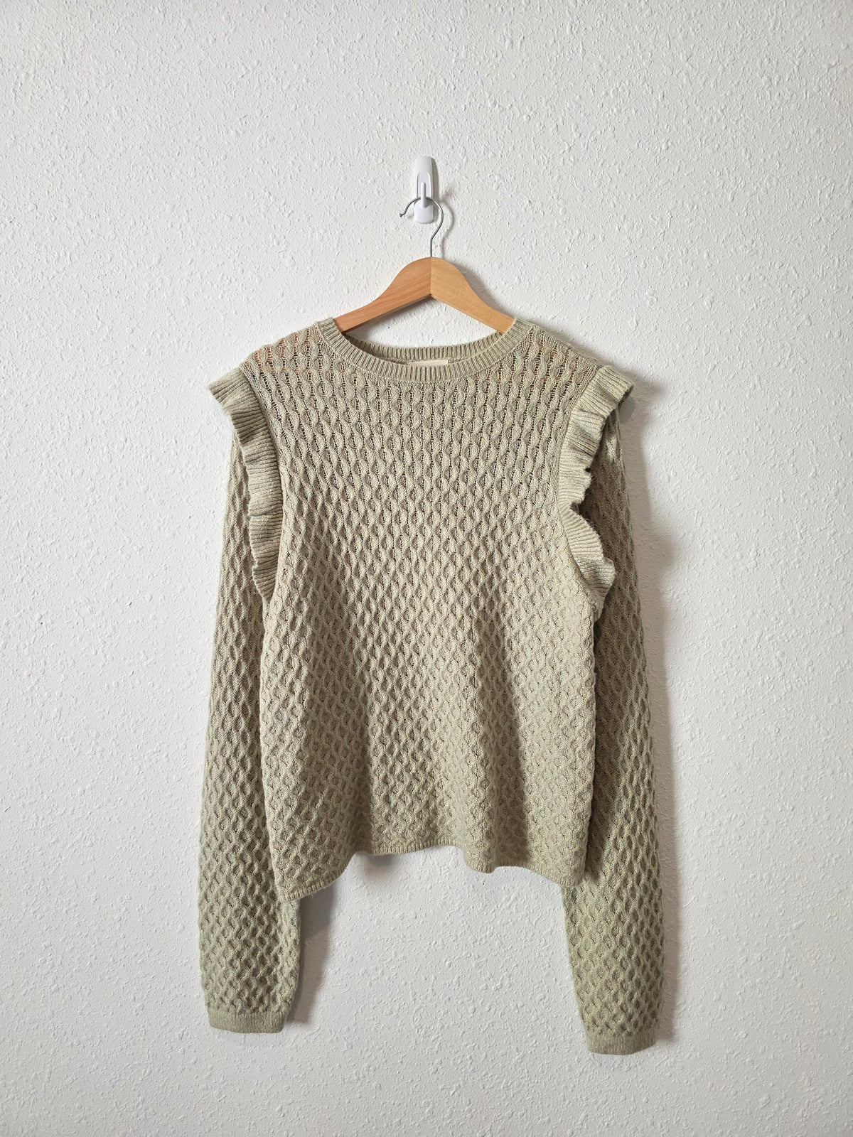 Rylee + Cru Honeycomb Sweater (M)