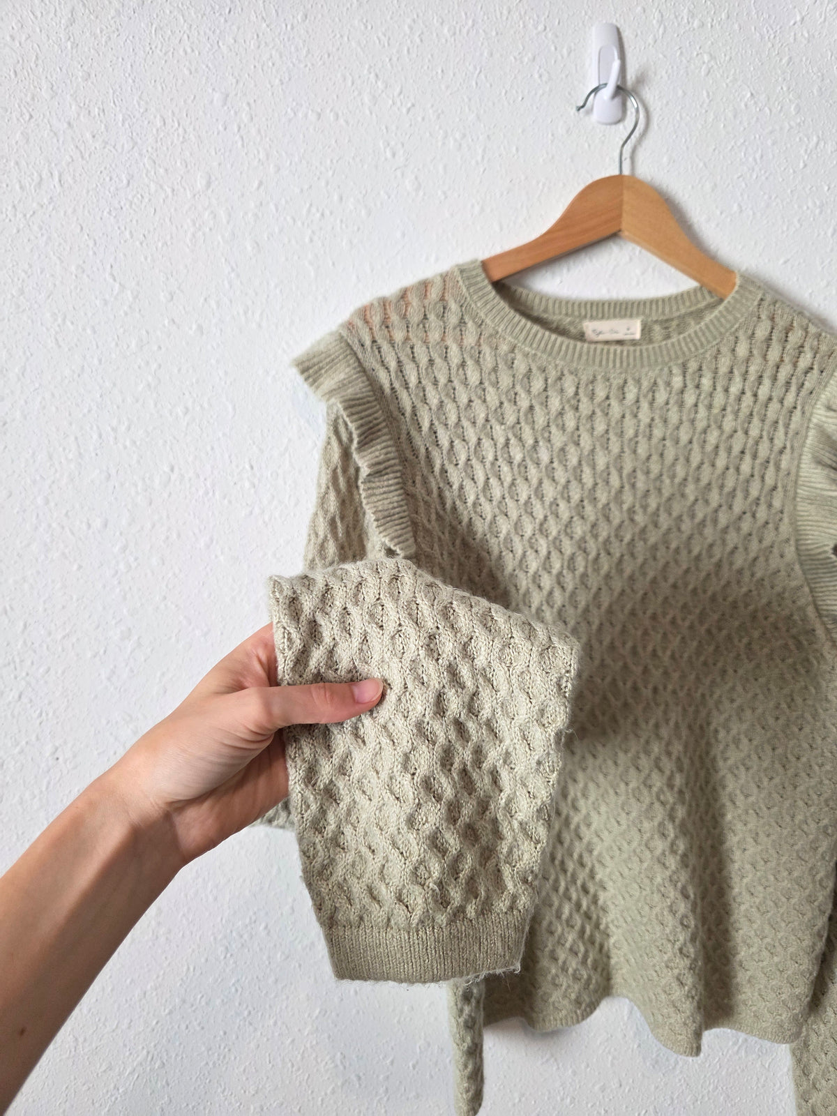 Rylee + Cru Honeycomb Sweater (M)