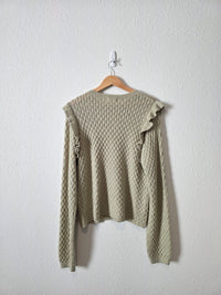Rylee + Cru Honeycomb Sweater (M)