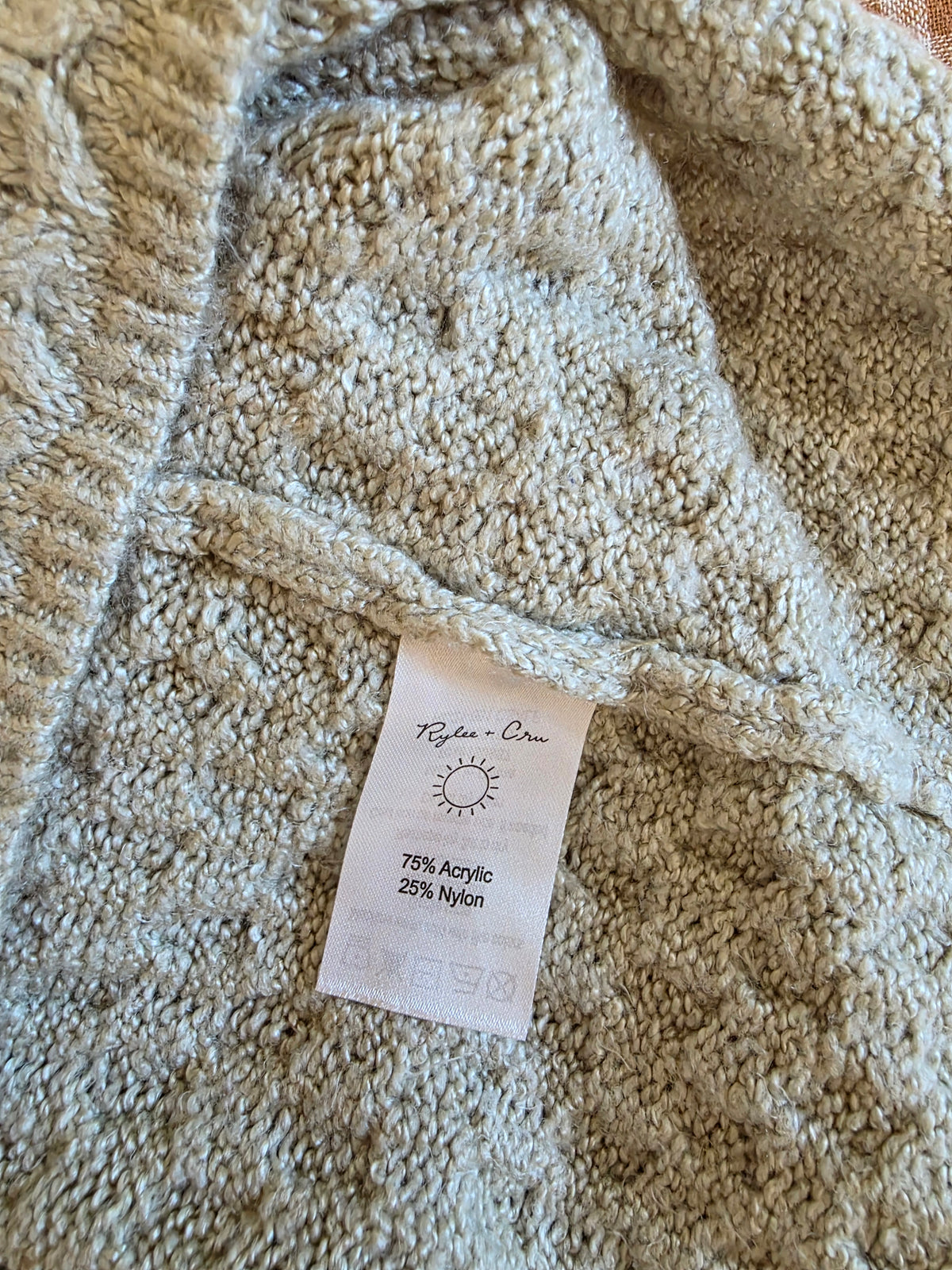 Rylee + Cru Honeycomb Sweater (M)
