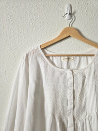 Lucky Brand Puff Sleeve Cotton Blouse (XXL)