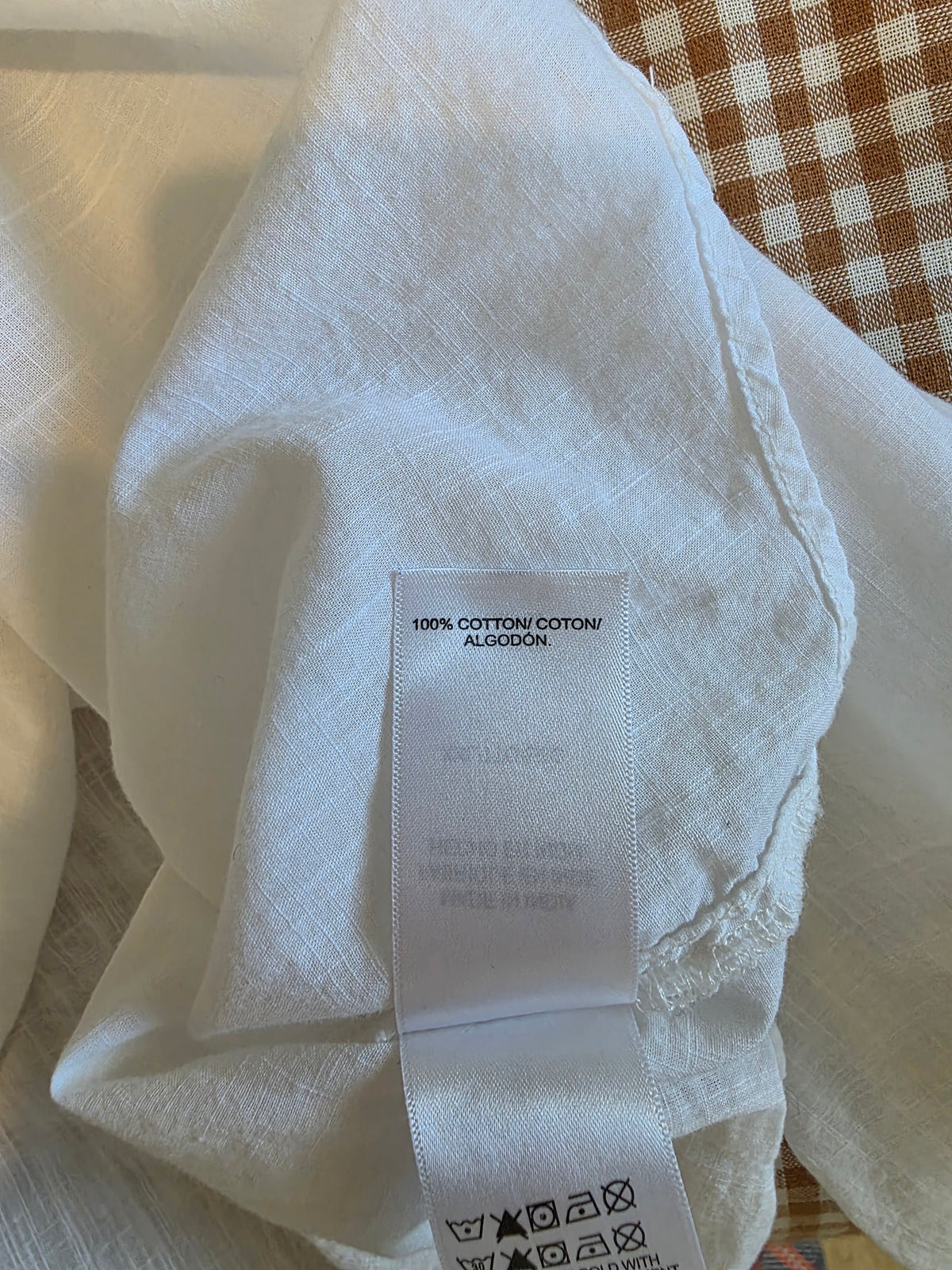Lucky Brand Puff Sleeve Cotton Blouse (XXL)