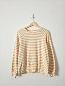J.Crew Striped Cotton Crewneck Tee (S)