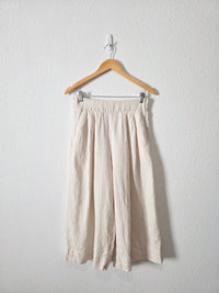 Gap Wide Leg Linen Culotte Pants (4)