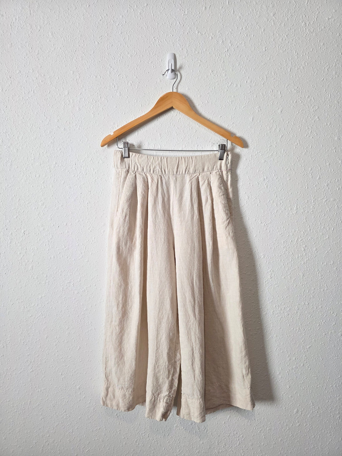 Gap Wide Leg Linen Culotte Pants (4)
