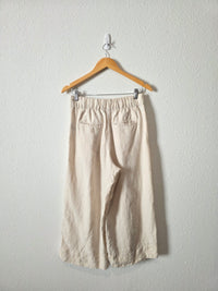 Gap Wide Leg Linen Culotte Pants (4)