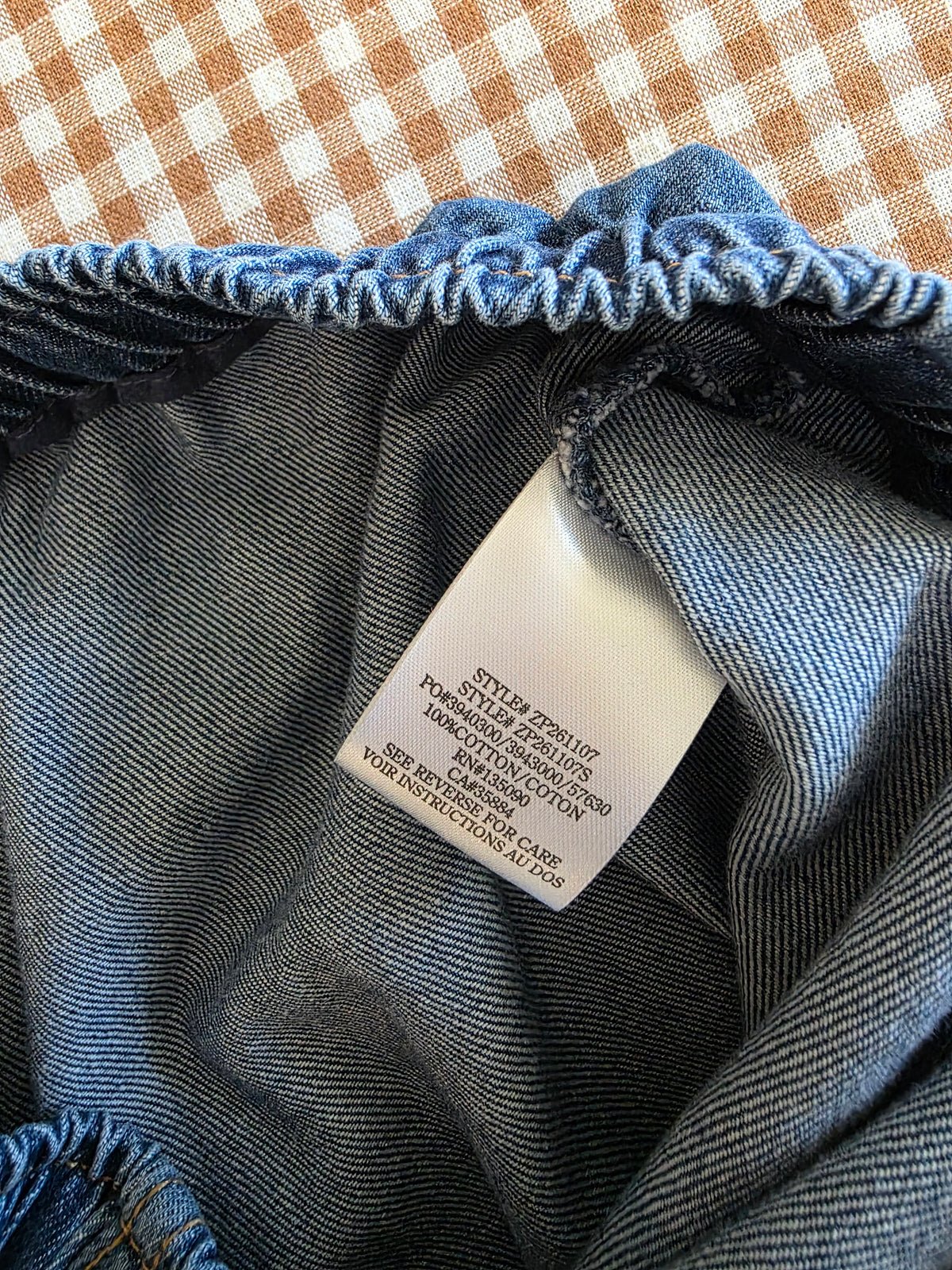 Z Supply Wide Leg Pull On Jean (XS)