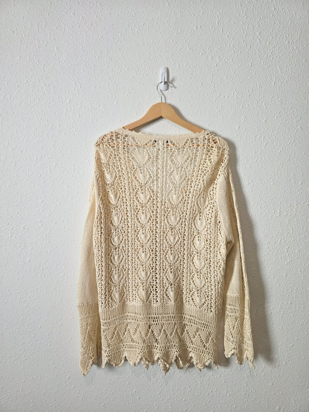 Vintage Crochet Button Up Cardigan (2X)