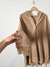 Aerie Ribbed Snap Button Sweatshirt (XXL)