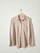 Z Supply Button Up Shirt Jacket (S)