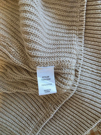 Zenana Ribbed Cotton Cardigan (L)