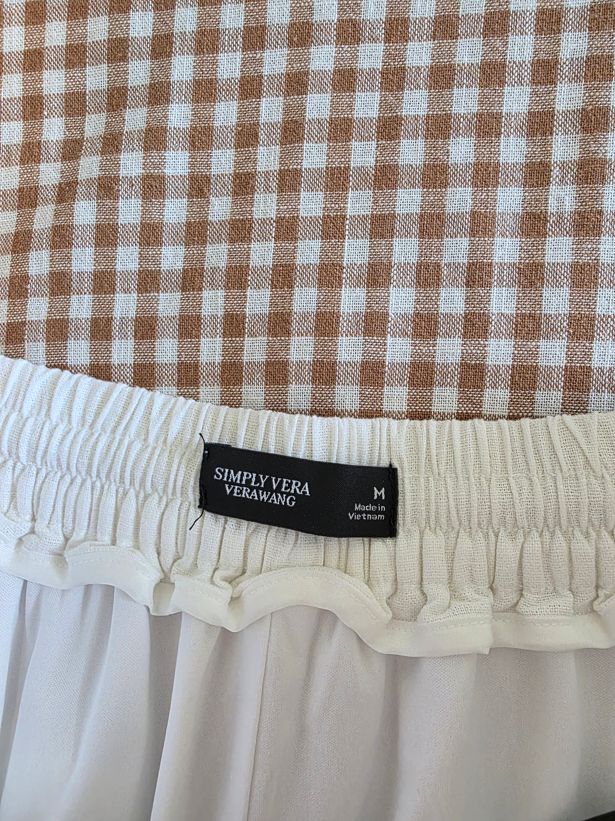 Linen Blend Wide Leg Pants (M)
