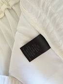 Linen Blend Wide Leg Pants (M)