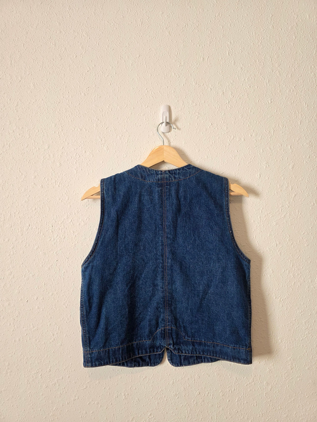 Vintage Cotton Denim Vest (M)