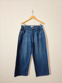 Loft Curvy Wide Leg Jeans (29/8)