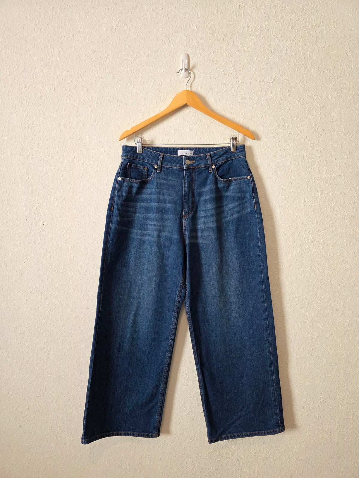 Loft Curvy Wide Leg Jeans (29/8)