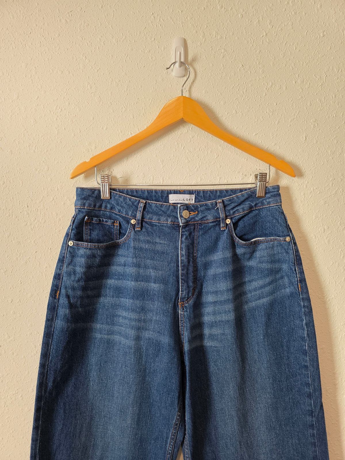 Loft Curvy Wide Leg Jeans (29/8)