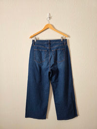 Loft Curvy Wide Leg Jeans (29/8)