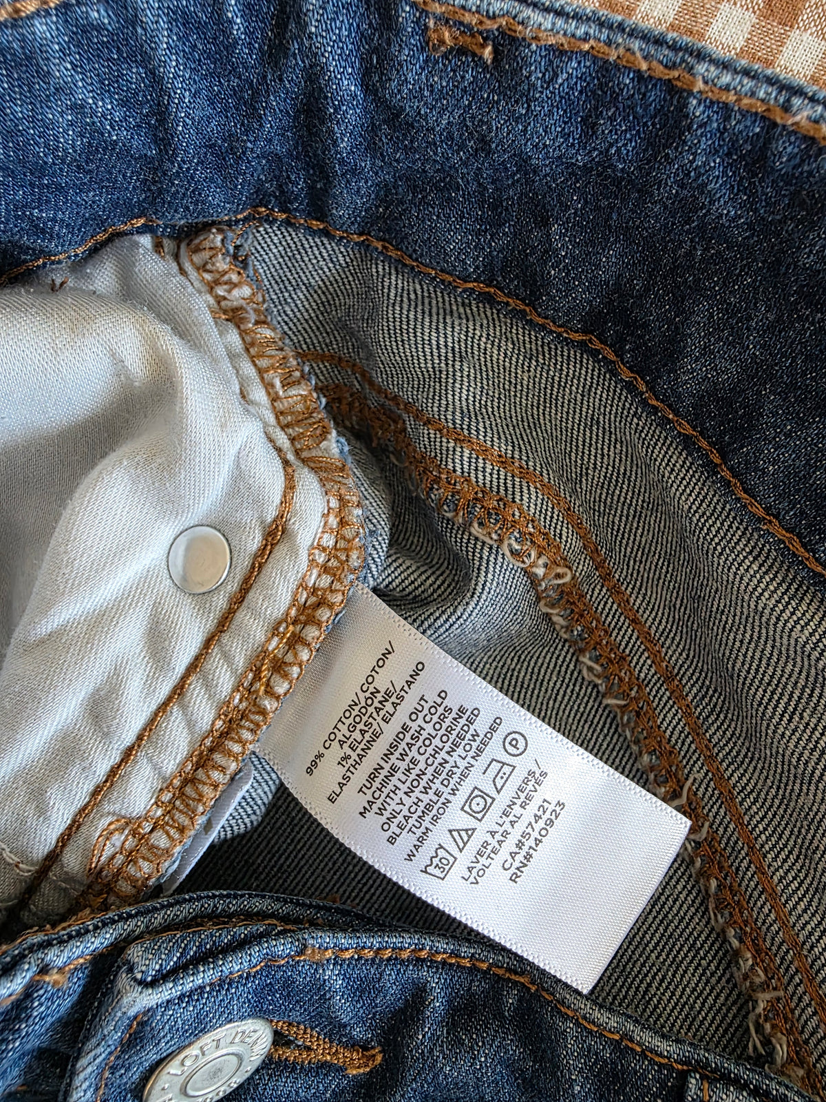 Loft Curvy Wide Leg Jeans (29/8)