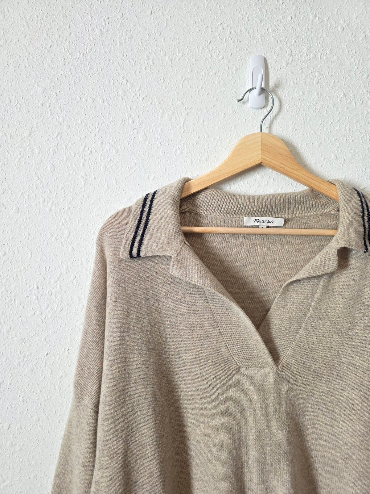 Madewell Merino Wool Polo Sweater (M)