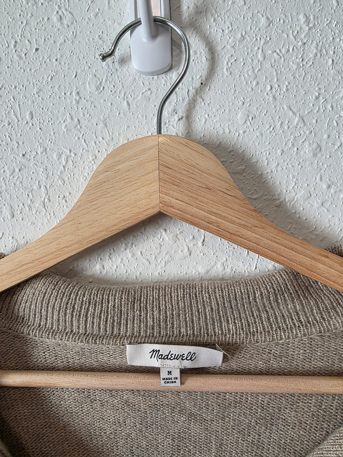 Madewell Merino Wool Polo Sweater (M)