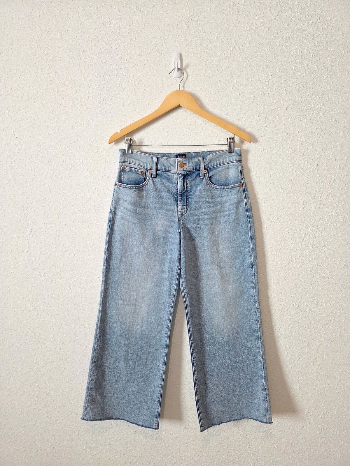 J.Crew Wide Leg Crop Jeans (28P)