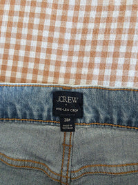 J.Crew Wide Leg Crop Jeans (28P)