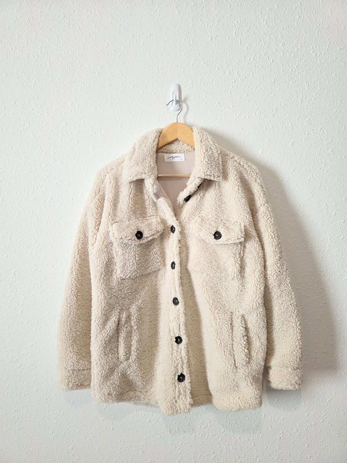 Carly Jean Sherpa Jacket (S)