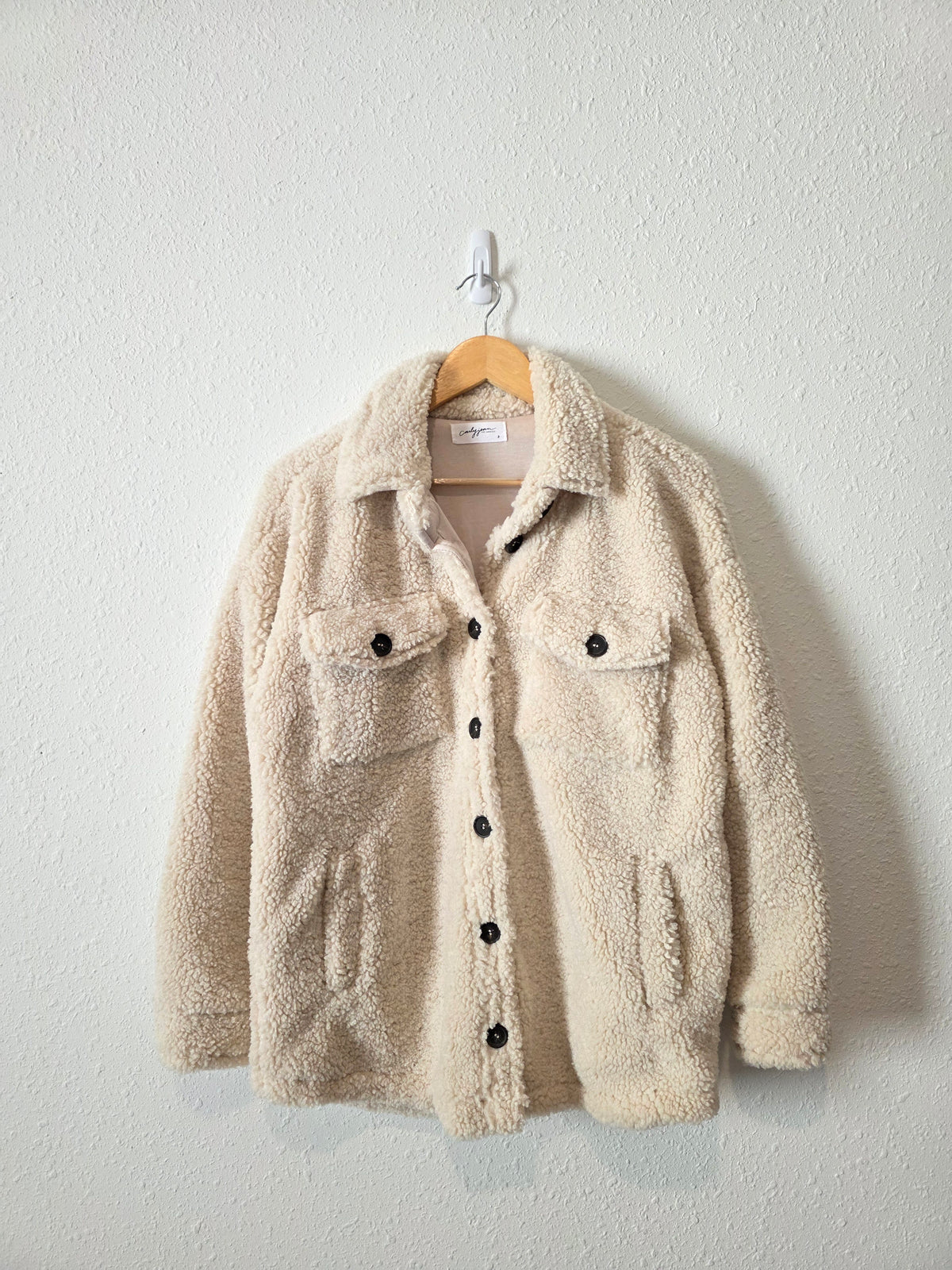 Carly Jean Sherpa Jacket (S)