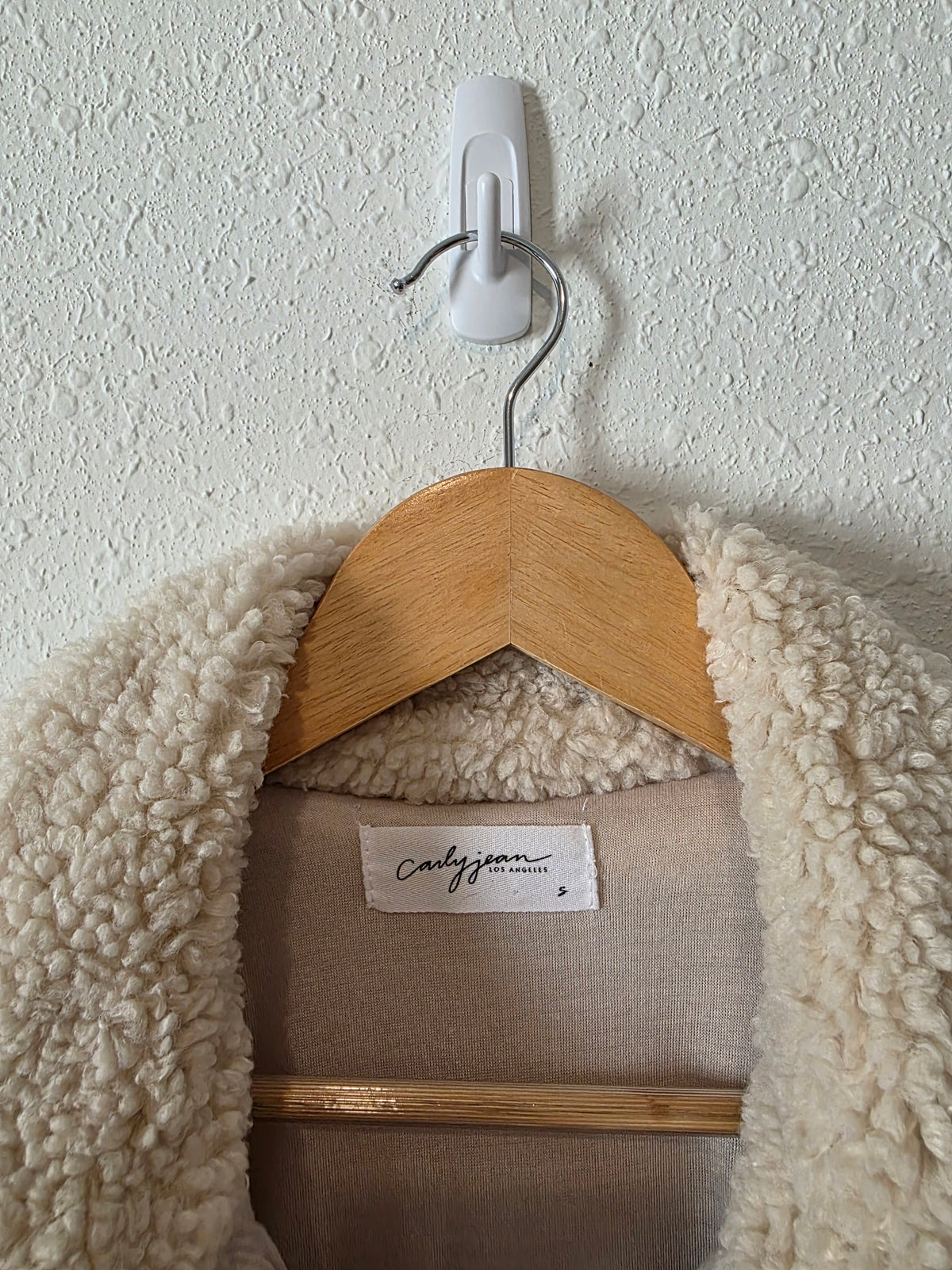 Carly Jean Sherpa Jacket (S)
