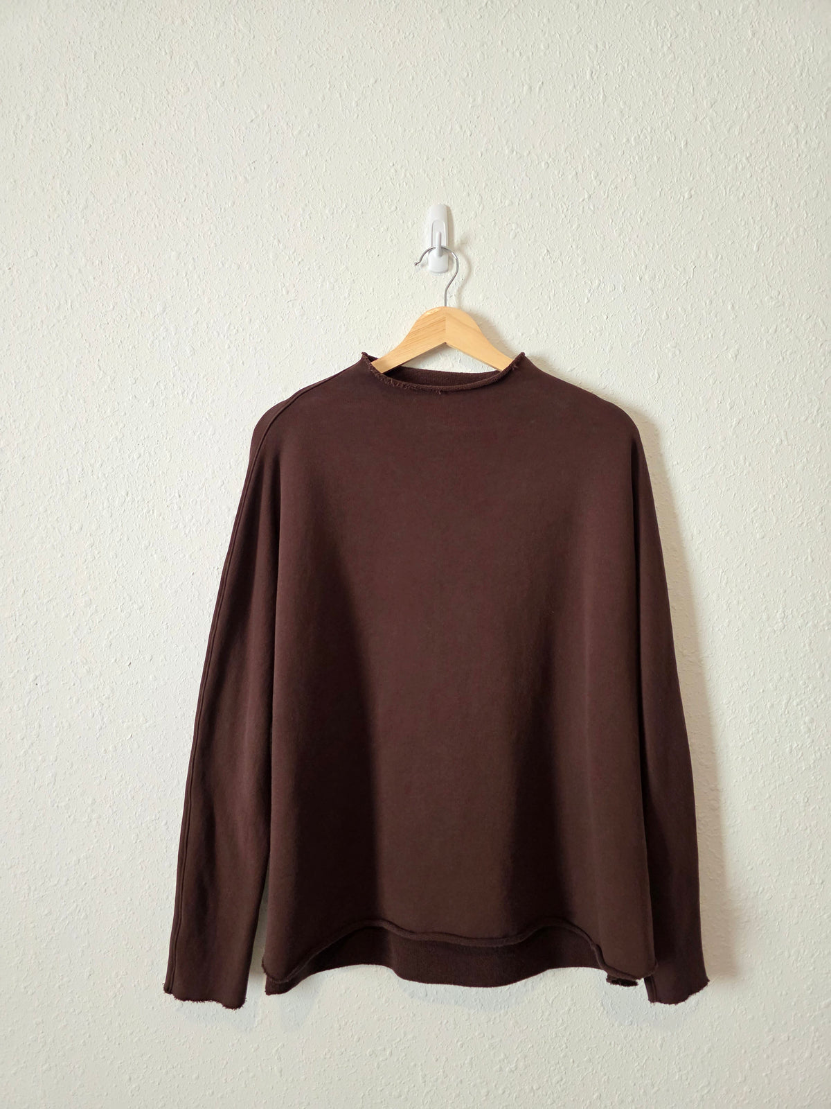 Frank & Eileen Brown Funnel Neck Sweatshirt (S)