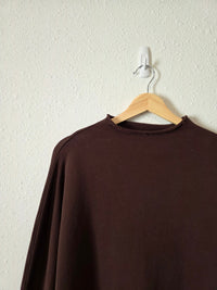 Frank & Eileen Brown Funnel Neck Sweatshirt (S)