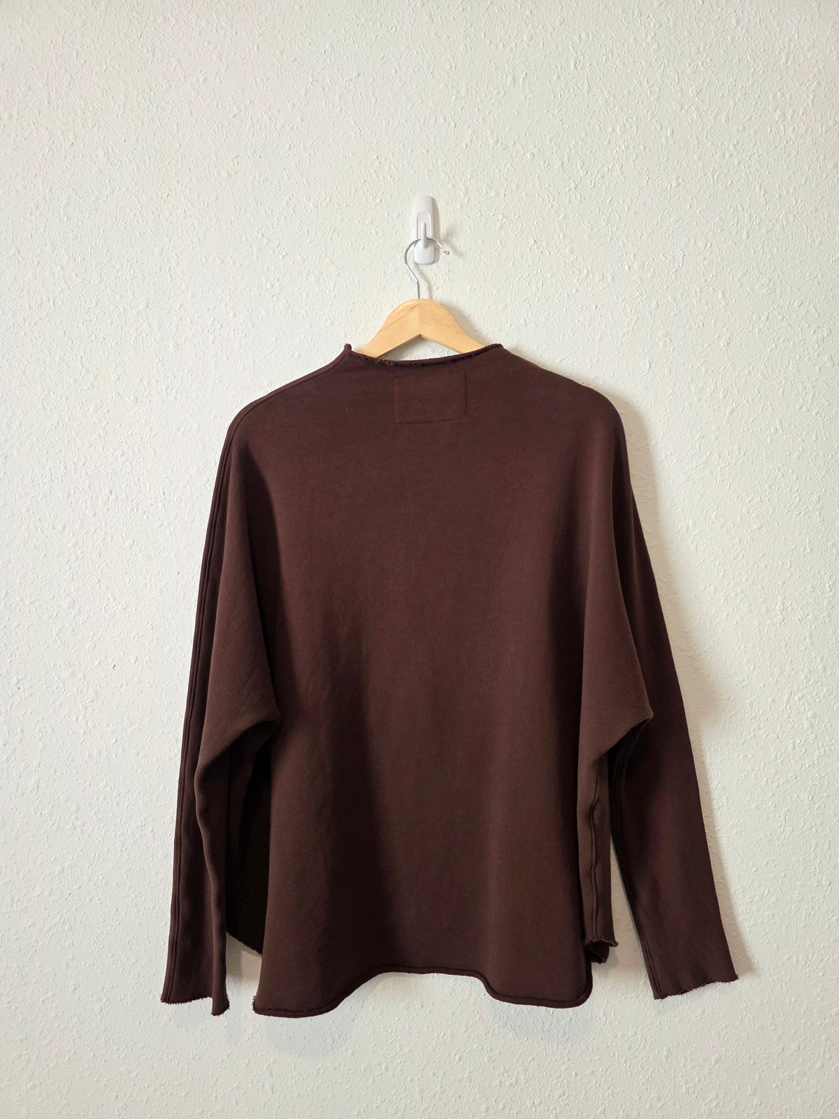Frank & Eileen Brown Funnel Neck Sweatshirt (S)