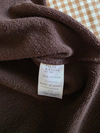 Frank & Eileen Brown Funnel Neck Sweatshirt (S)