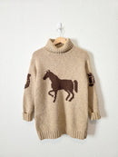 Vintage Ralph Lauren Wool Equestrian Sweater (M)