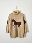 Vintage Ralph Lauren Wool Equestrian Sweater (M)