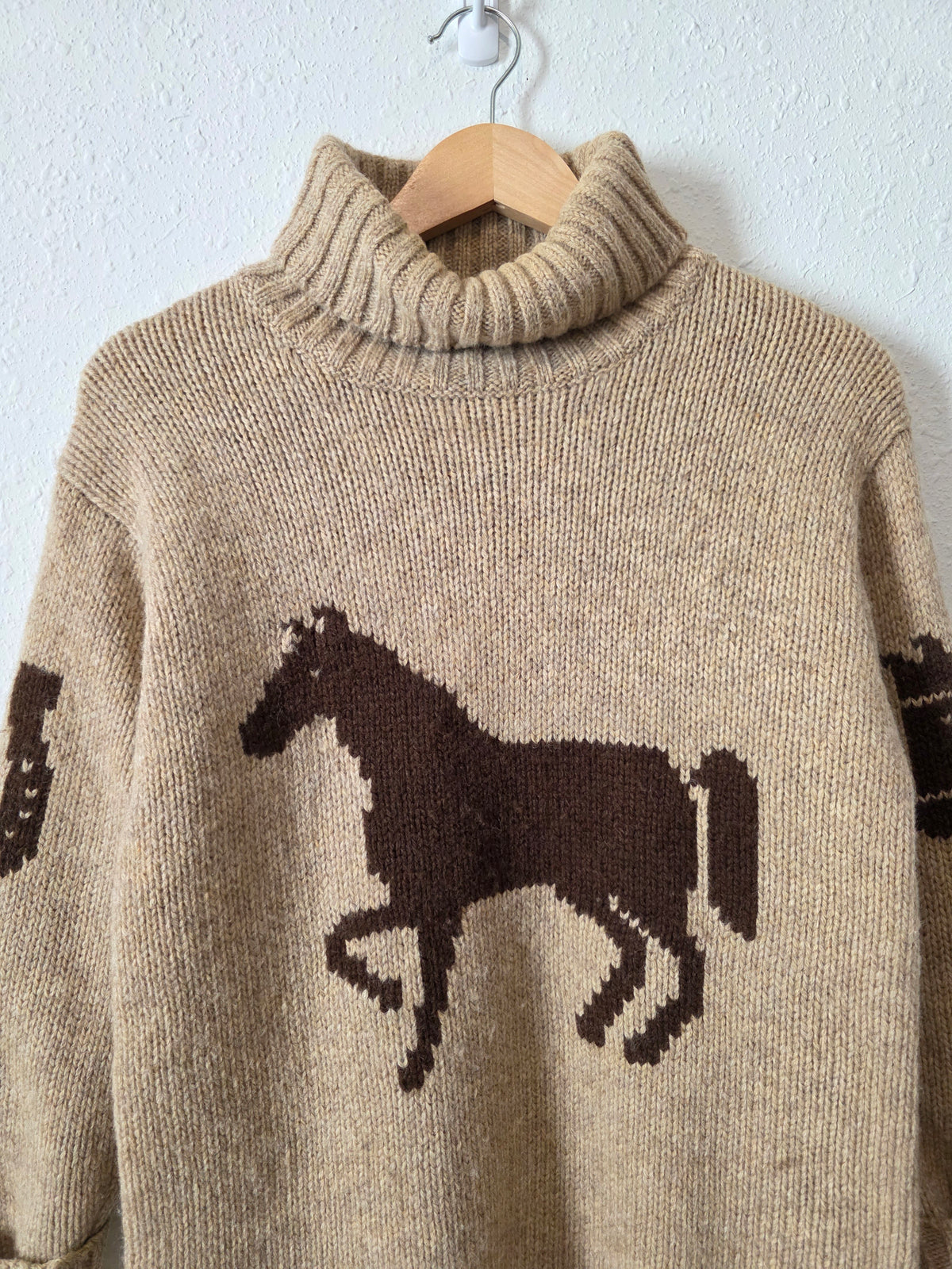 Vintage Ralph Lauren Wool Equestrian Sweater (M)